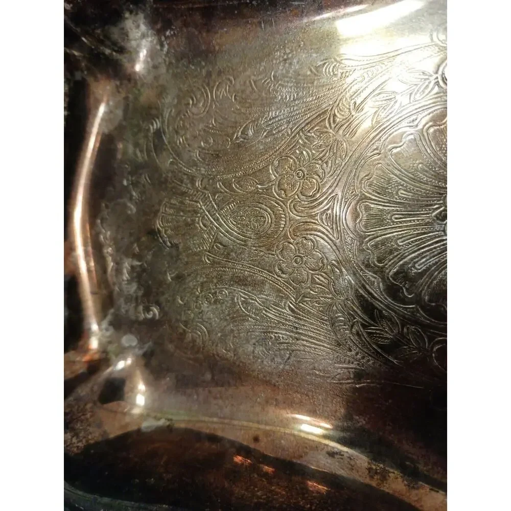 Antique Serving Tray Leonard 11